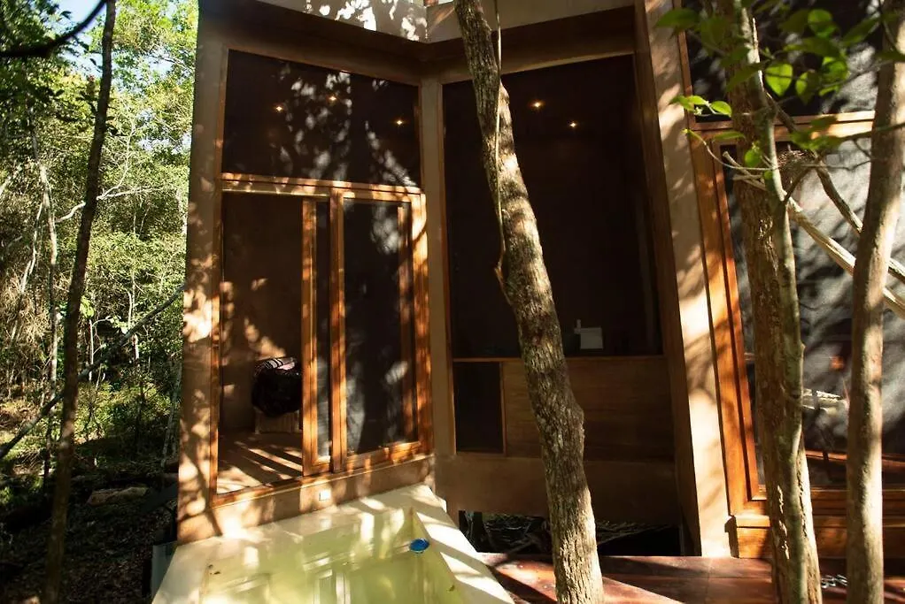 בית נופש טולום Ojo De Agua. Design+Pool. Vive La Autentica Selva! מקסיקו